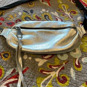 Aimee Kestenberg Mettalic so over leather waist bag